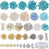 ARRICRAFT DIY Sea Aniaml Synthetic Turquoise  Alloy Earrings/Bracelets Making Kits DIY-AR0004-12-1
