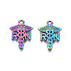 Rainbow Color Alloy Pendants PALLOY-N156-219-2