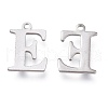 Tarnish Resistant 304 Stainless Steel Charms STAS-H112-E-P-2