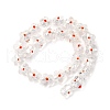 Handmade Silver Foil Glass Lampwork Beads FOIL-T001-02M-4