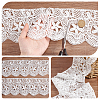 15 Yards Cotton Embroidery Flower Lace Ribbon OCOR-WH0086-91A-3