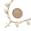 Mother's Day Jewellery Shell Pearl Necklaces NJEW-JN04875-3