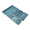 Removable Velvet Jewelry Organizer Display Trays for Earrings Necklaces Rings CON-R030-04C-3