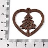 Printed Poplar Wood Pendants FIND-N005-74U-02-3