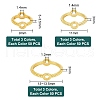   450Pcs 9 Style Zinc Alloy Bead Frame PALLOY-PH0002-21-2