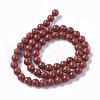 Natural Red Jasper Beads Strands G-F348-01-4mm-A-3