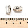Tibetan Style Alloy European Beads TIBE-L008-27AS-3