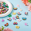 44pcs 11 styles Opaque & Transparent Resin Pendants RESI-TA0001-82-5