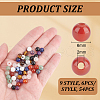 Olycraft 54pcs 9 Styles Natural Mixed Gemstone Beads G-OC0005-57-2