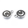 Tibetan Style Alloy Charms TIBEP-N012-15-3