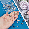 Beebeecraft 40Pcs 4 Size 304 Stainless Steel Stud Earring Settings STAS-BBC0004-41-3