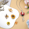 SUNNYCLUE DIY Interchangeable Flower & Bee Office Lanyard ID Badge Holder Necklace Making Kit DIY-SC0022-01-4