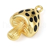 Brass Enamel Pendants KK-R224-15A-G-3