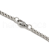 201 Stainless Steel Pendant Necklaces for Man NJEW-Q336-04A-P-6