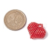 Seed Beads Beaded Charms PALLOY-MZ00262-04-2