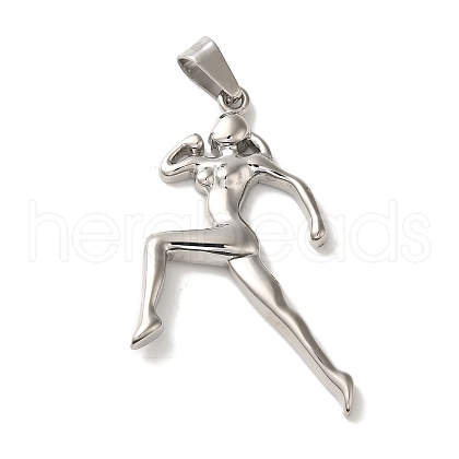 Hip Hop Fitness 316L Surgical Stainless Steel Pendants STAS-H194-01P-01-1