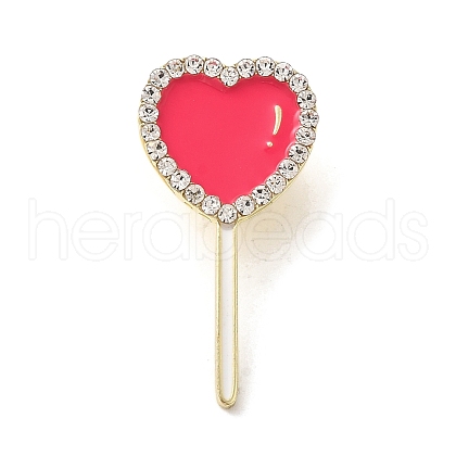Cute Hot Pink Lollipop Enamel Pins JEWB-S025-12A-1