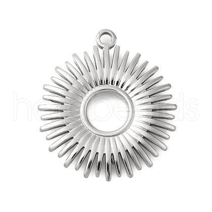 Anti-Tarnish 304 Stainless Steel Pendants STAS-D192-08P-1