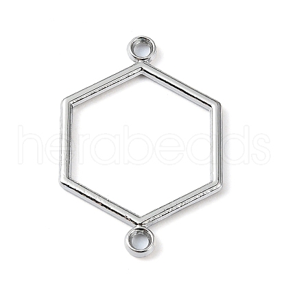 Rack Plating Alloy Links Connector Charms PALLOY-K023-04P-1