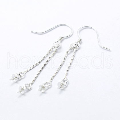 925 Sterling Silver Earring Hooks Findings STER-I014-29S-1