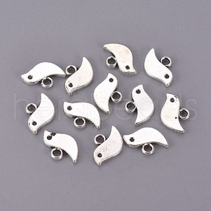 Tibetan Style Alloy Charms TIBEP-A18898-AS-LF-1