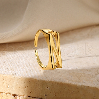 Alloy Adjustable Open Cuff Rings FS-WG3F88F-27-1