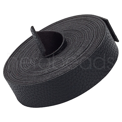 Flat Imitation Leather Cord OCOR-WH0086-69C-01-1