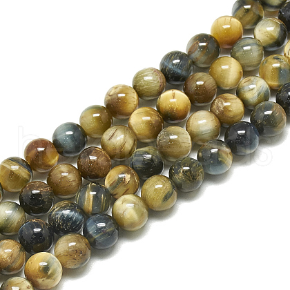 Natural Tiger Eye Beads Strands G-S300-4mm-107A-1