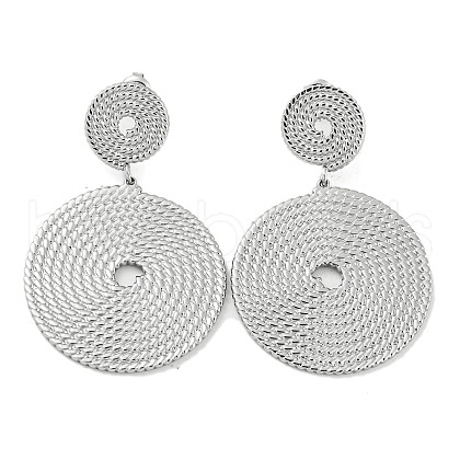 Non-Tarnish 304 Stainless Steel Dangle Stud Earrings EJEW-M233-11P-1
