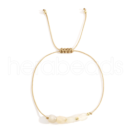 Adjustable Natural Agate Braided Bead Bracelets DH2886-2-1
