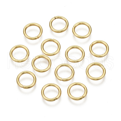 304 Stainless Steel Open Jump Rings STAS-R060-8x1.2-1