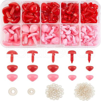 Resin Doll Nose with Washers DIY-WH0209-06B-1