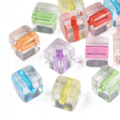 Transparent Acrylic Beads TACR-S117-12A-1