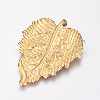 304 Stainless Steel Pendants X-STAS-G166-02G-1