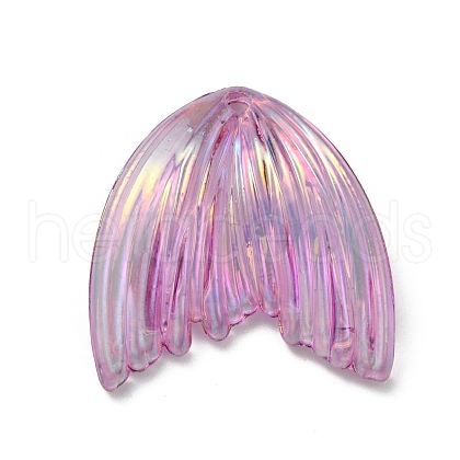 Grandient Color Opaque Resin Pendants RESI-WH0026-74K-1