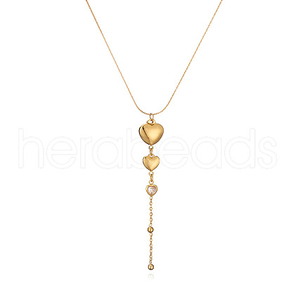 Stainless Steel Tassel Pendant Necklaces for Women PW-WG25FB6-02-1