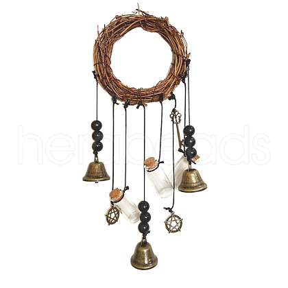 Witch Bell Car Protection Witchcraft Wicca Wind Chime PW-WG12271-01-1