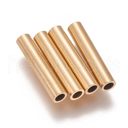 Ion Plating(IP) 304 Stainless Steel Tube Beads STAS-L216-23F-G-1