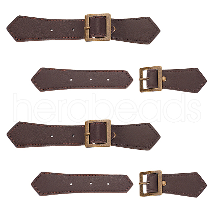 4Pcs Imitation Leather Toggle Buckle FIND-FG0002-54B-1