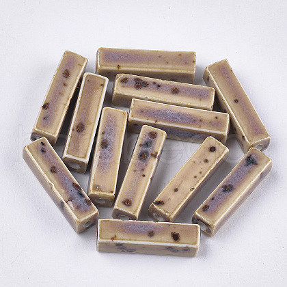 Handmade Porcelain Beads X-PORC-S498-28H-1