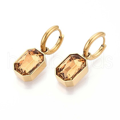 304 Stainless Steel Hoop Earrings EJEW-T047-14G-B-1
