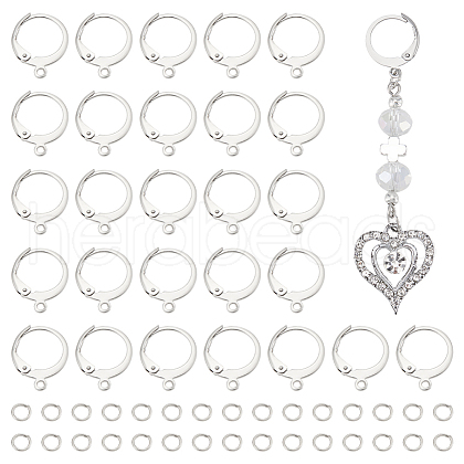Unicraftale 304 Stainless Steel Leverback Earring Findings STAS-UN0006-21P-1