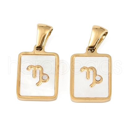 Constellations Natural White Shell Pendants STAS-M338-01D-G-1