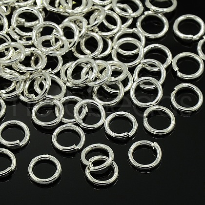 Alloy Jump Rings PALLOY-I035-8mm-S-1