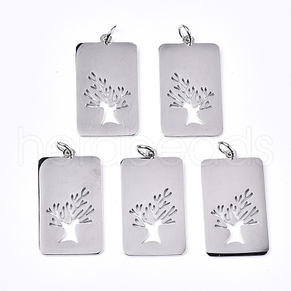 Non-Tarnish 304 Stainless Steel Pendants STAS-S116-016P-1