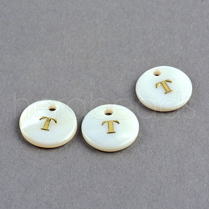 Freshwater Shell Pendants SSHEL-S249-T-1
