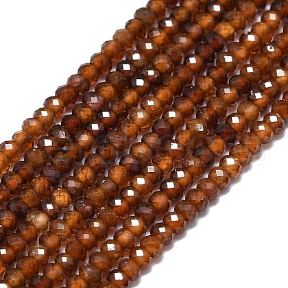 Natural Garnet Beads Strands G-G106-A37-01-1