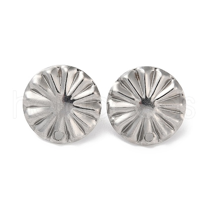 Non-Tarnish 304 Stainless Steel Stud Earring Findings STAS-P328-14P-1