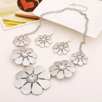 Alloy & Rhinestone Jewelry Set FS-WG59FDD-01-1