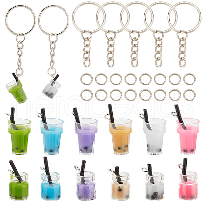 ARRICRAFT DIY Cup Keychain Making Kit DIY-AR0003-64-1